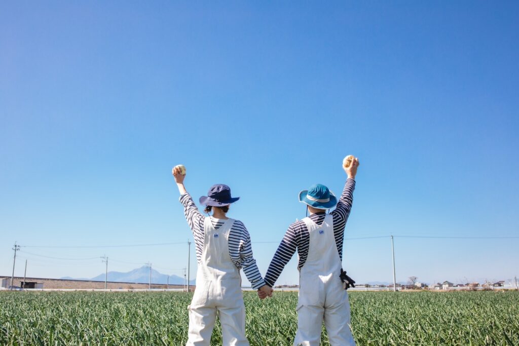 熊本で温泉塩玉ねぎを生産する岩ちゃんファーム。岩永夫婦